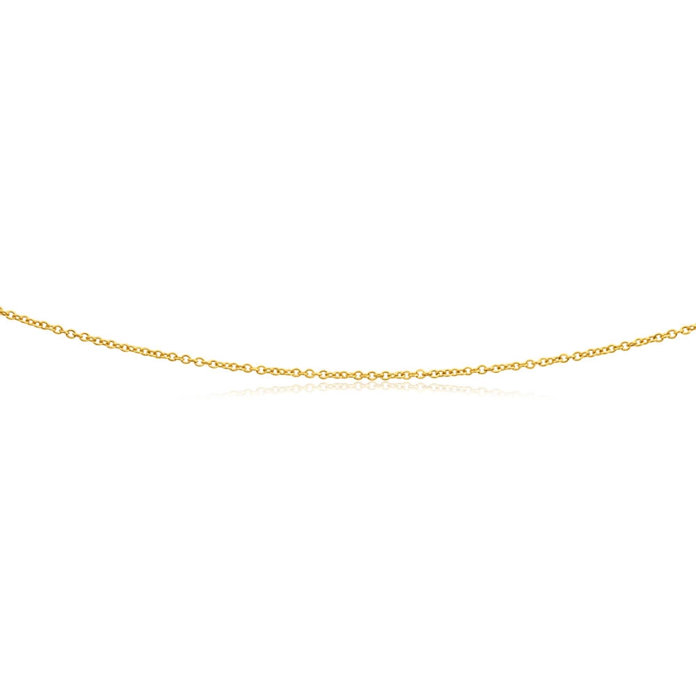 9ct Superb Yellow Gold Silver Filled Belcher Chain