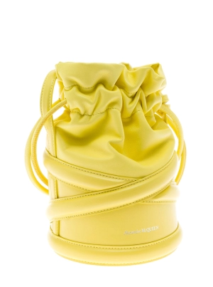 Alexander McQueen Soft Curve Drawstring Bucket Bag
