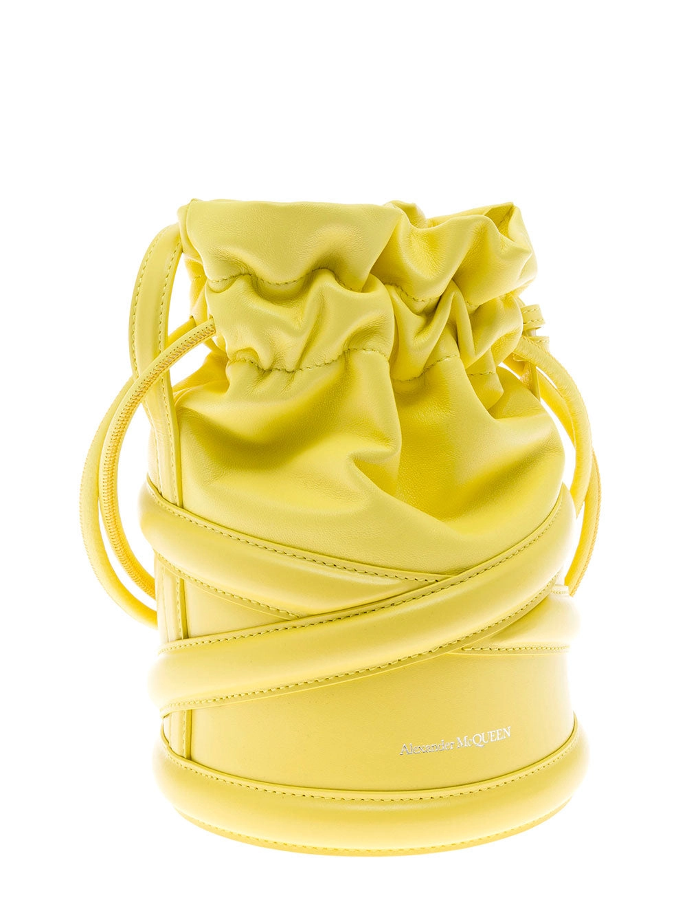 Alexander McQueen Soft Curve Drawstring Bucket Bag