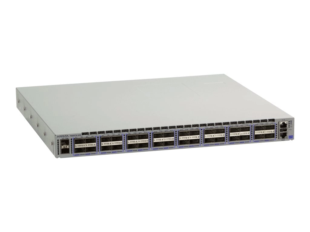 Arista 7060CX2-32S - Switch - L3 - managed - 32 x QSFP    2 x SFP  - back to front airflow - rack-mountable Q9R69A