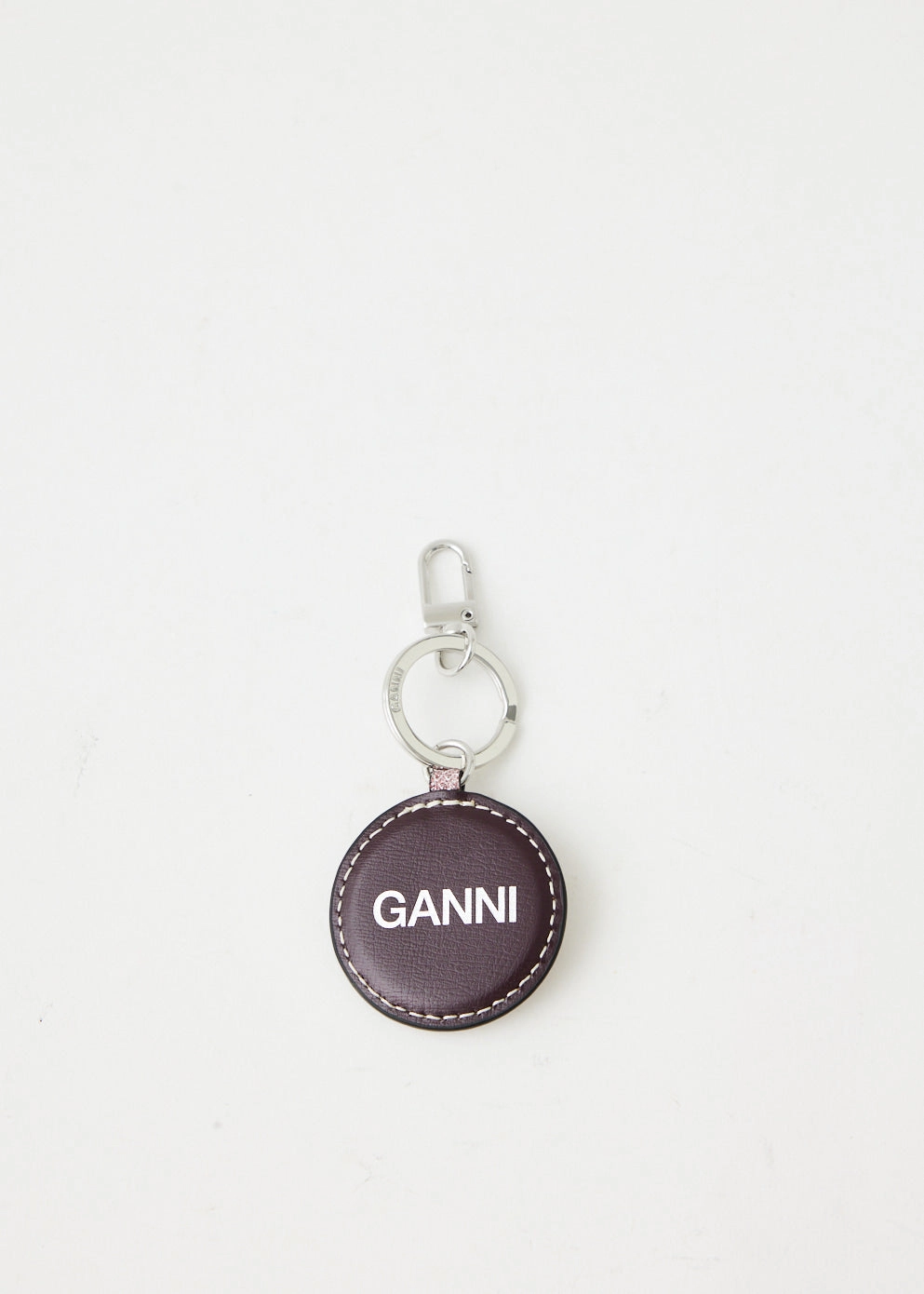Banner Smiley Glitter Keychain