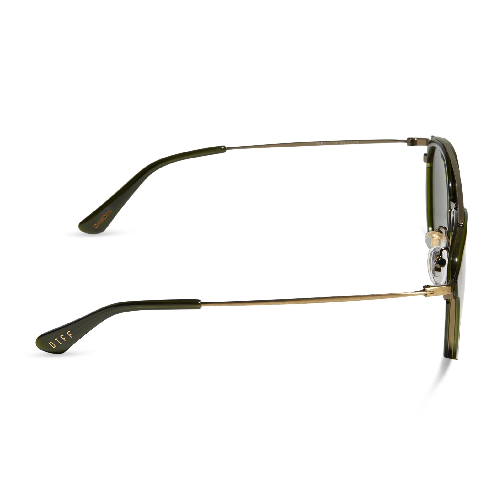 CAMDEN - DARK OLIVE CRYSTAL   G15   POLARIZED SUNGLASSES