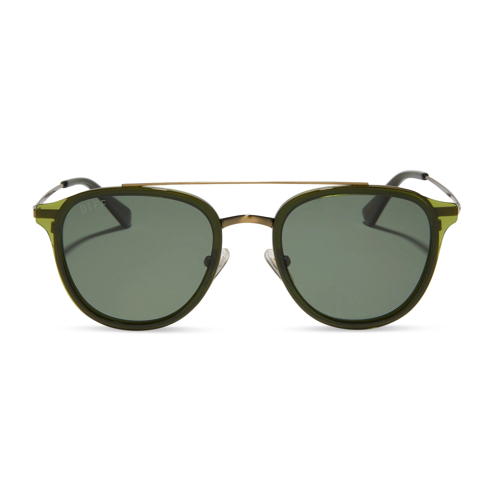 CAMDEN - DARK OLIVE CRYSTAL   G15   POLARIZED SUNGLASSES