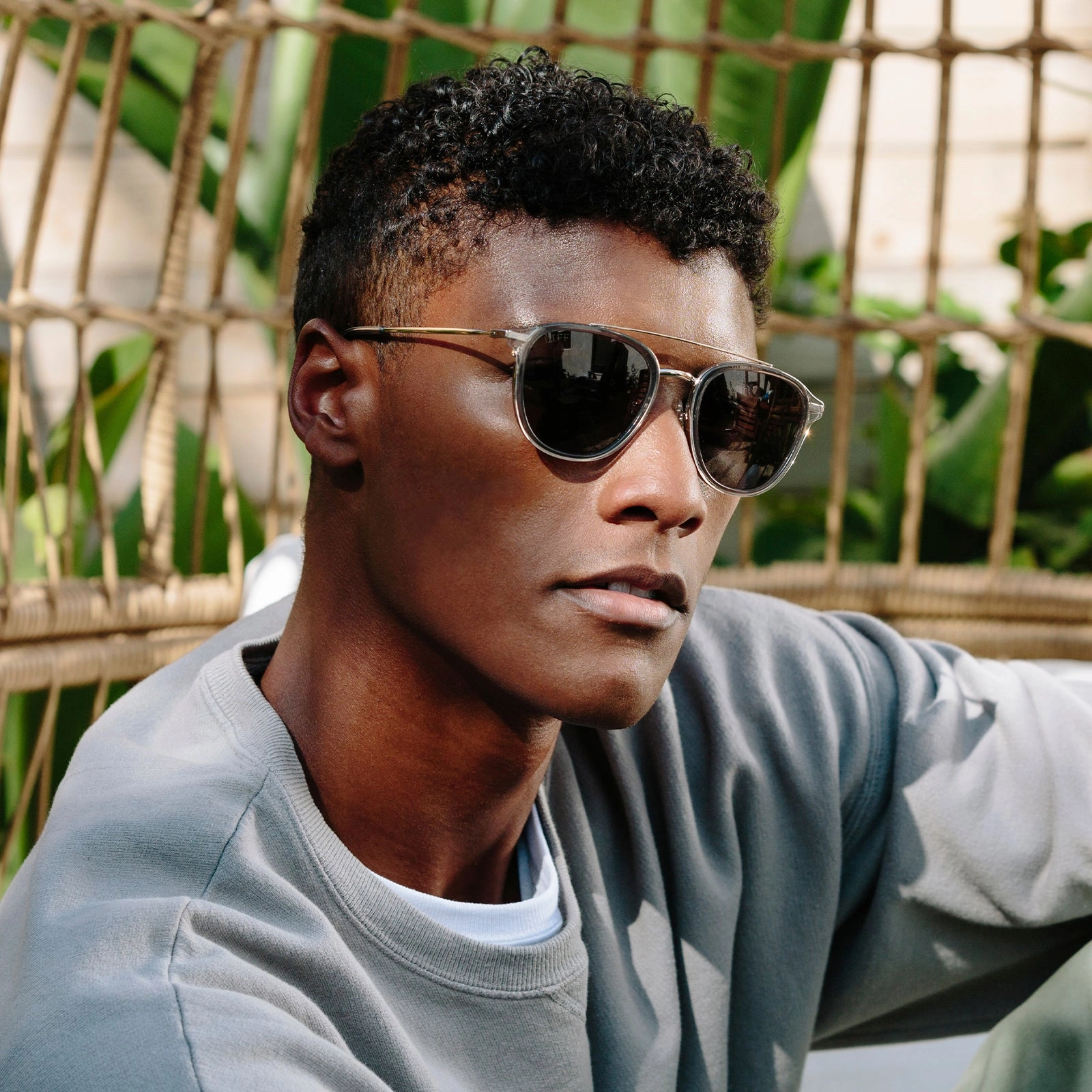 CAMDEN - STORM CRYSTAL   GREY POLARIZED SUNGLASSES