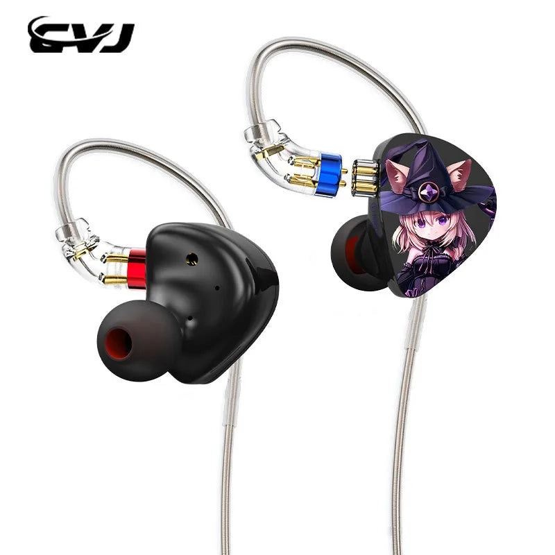 CVJ Night Elf 6mm 10mm Dual Dynamic 8mm Dynamic DLC IEMS