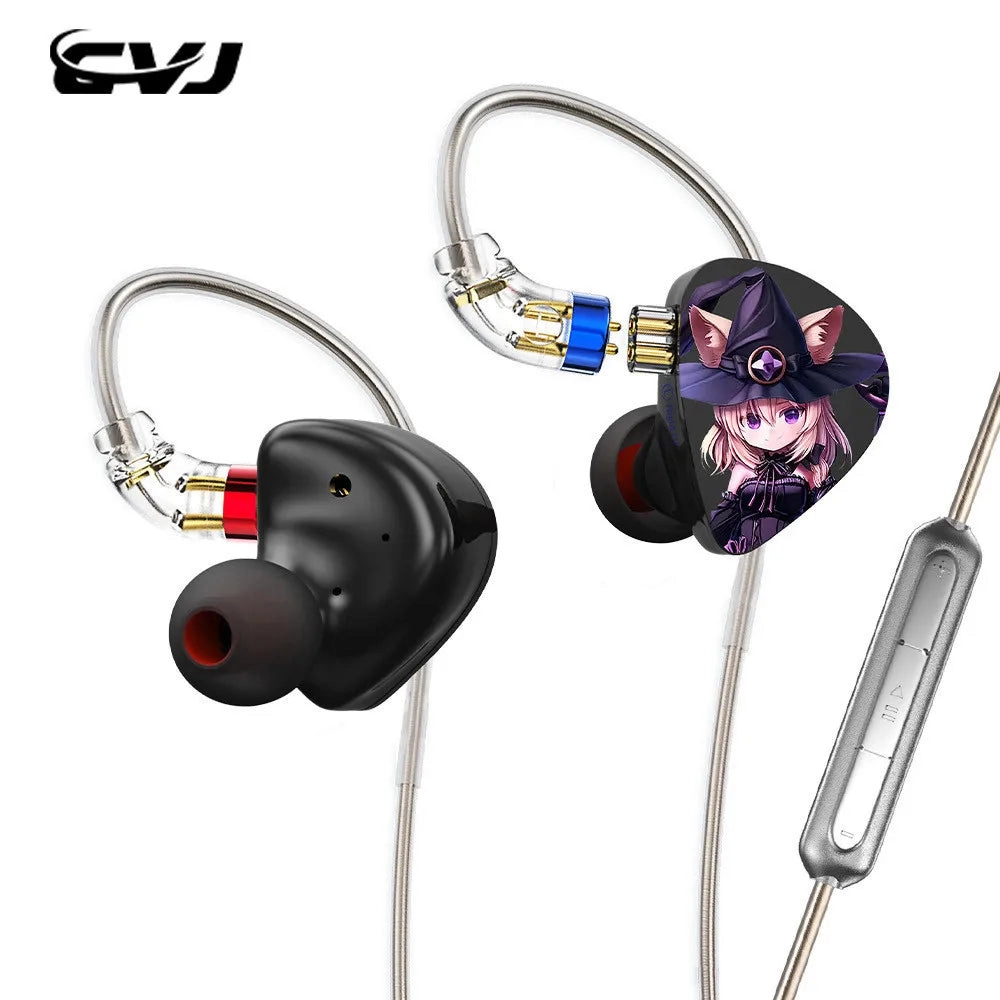 CVJ Night Elf 6mm 10mm Dual Dynamic 8mm Dynamic DLC IEMS