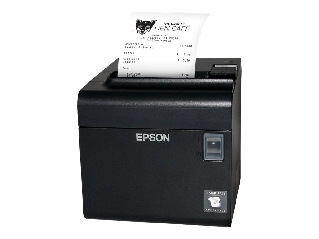 Epson TM-L90II - Receipt printer - thermal line -  - 203 x 203 dpi - up to 401.6 inch/min - USB, LAN - cutter - Epson Dark Gray 4J8H7AA#ABA