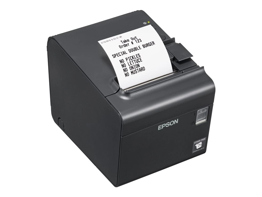 Epson TM-L90II - Receipt printer - thermal line -  - 203 x 203 dpi - up to 401.6 inch/min - USB, LAN - cutter - Epson Dark Gray 4J8H7AA#ABA