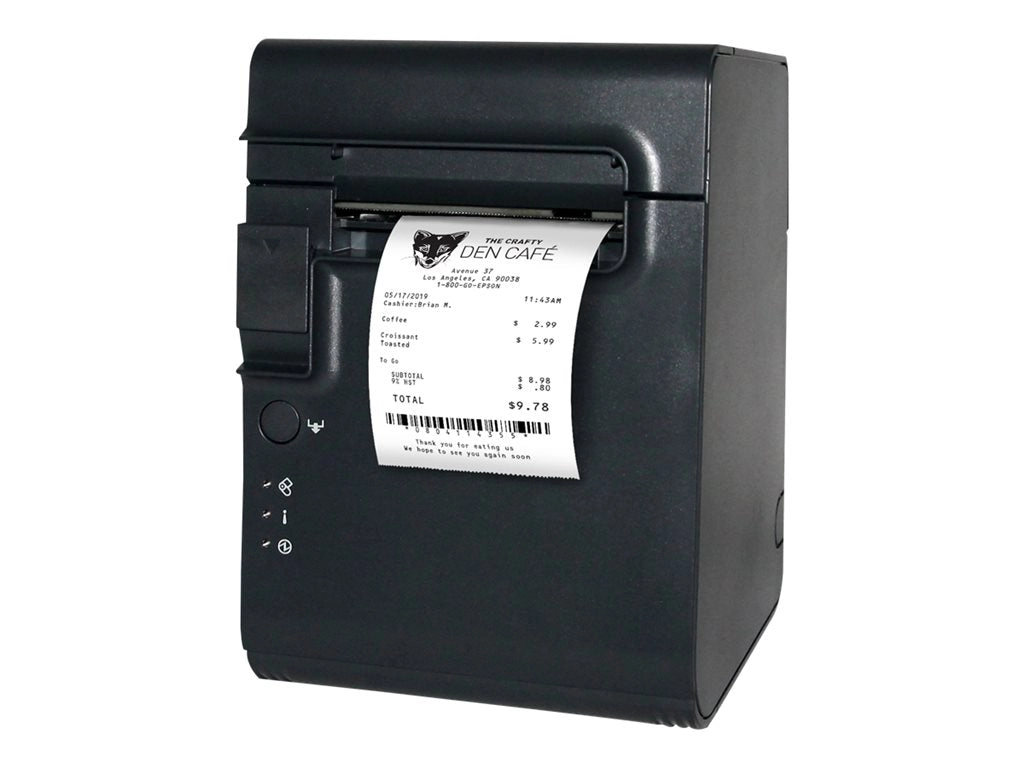 Epson TM-L90II - Receipt printer - thermal line -  - 203 x 203 dpi - up to 401.6 inch/min - USB, LAN - cutter - Epson Dark Gray 4J8H7AA#ABA