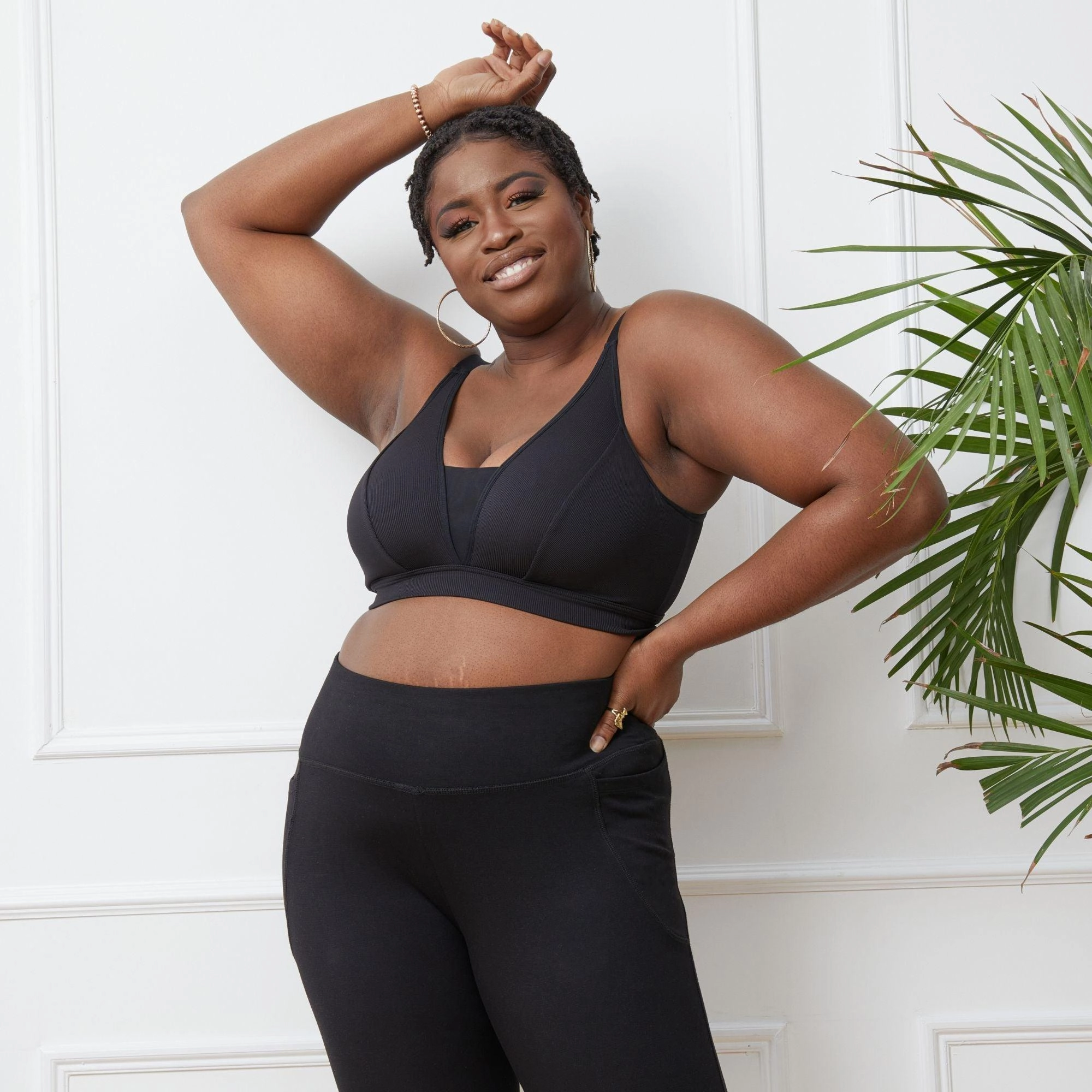 Everyday Ribbed Bra - 3 x Black