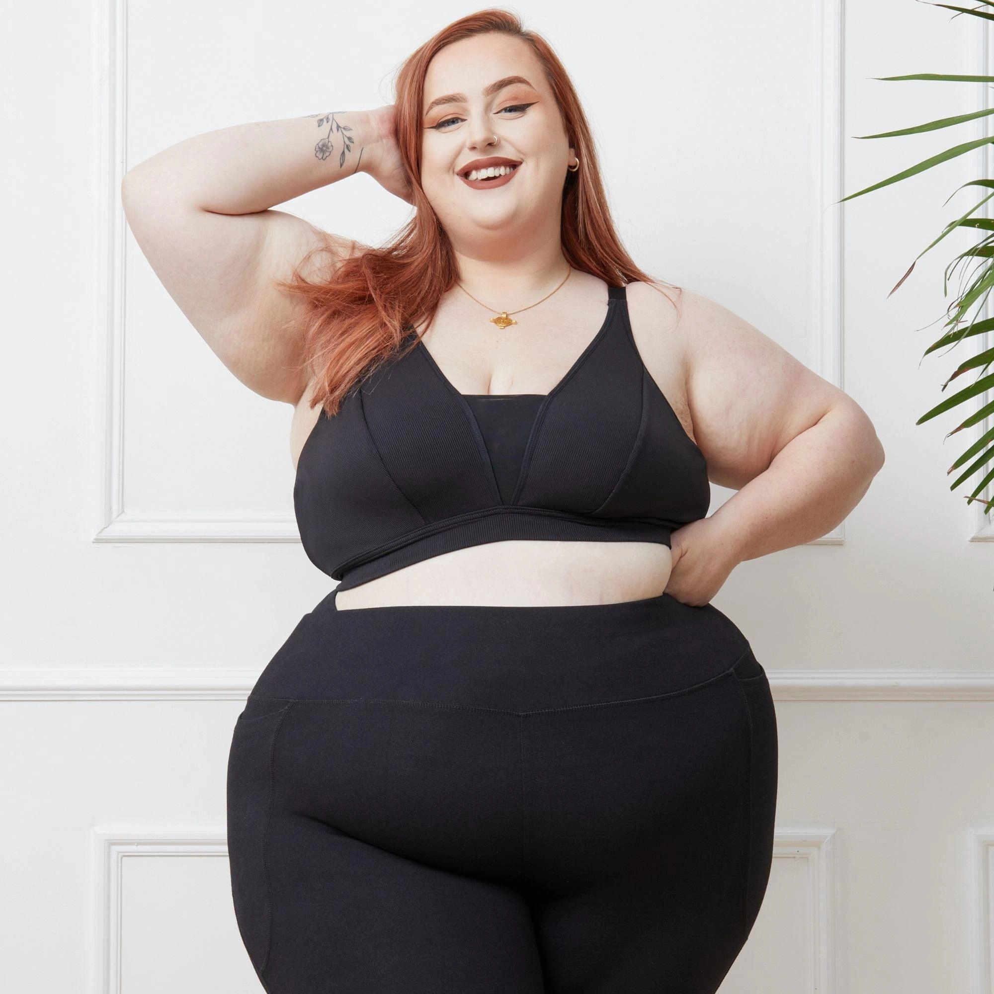 Everyday Ribbed Bra - 3 x Black