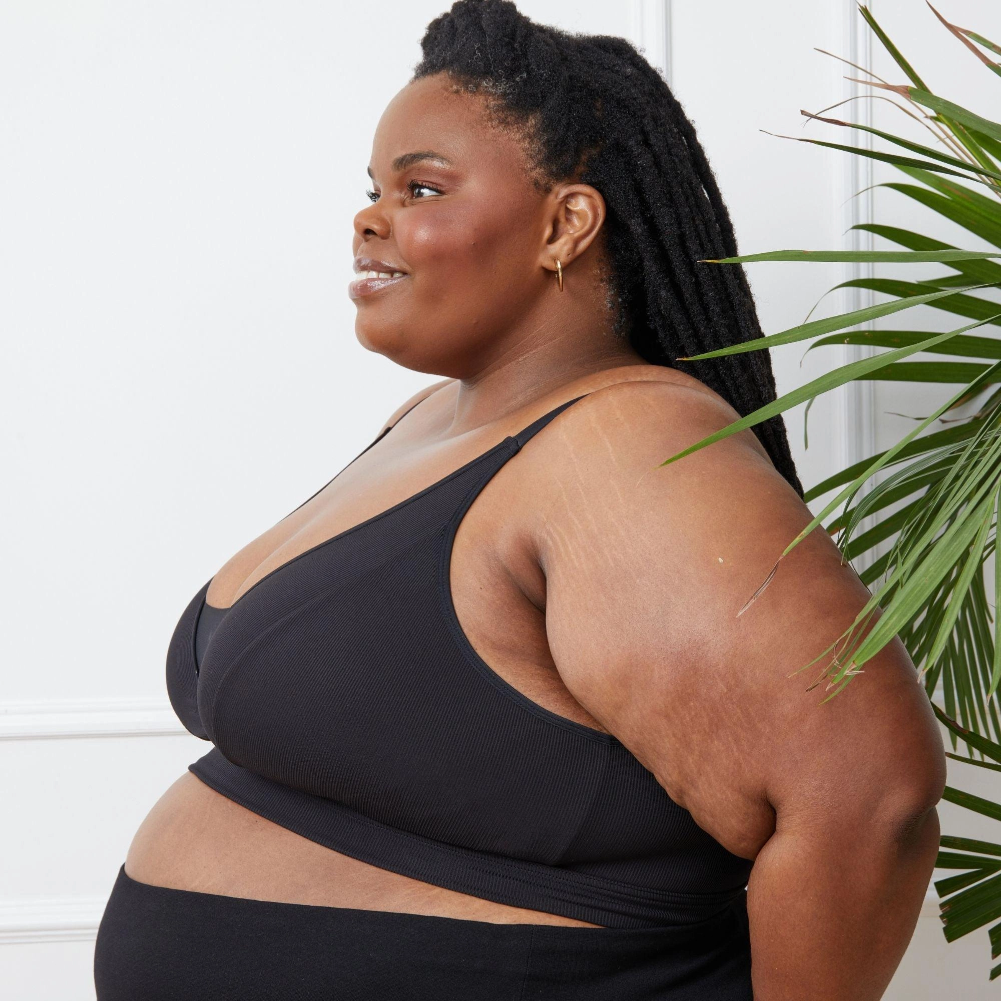 Everyday Ribbed Bra - 3 x Black