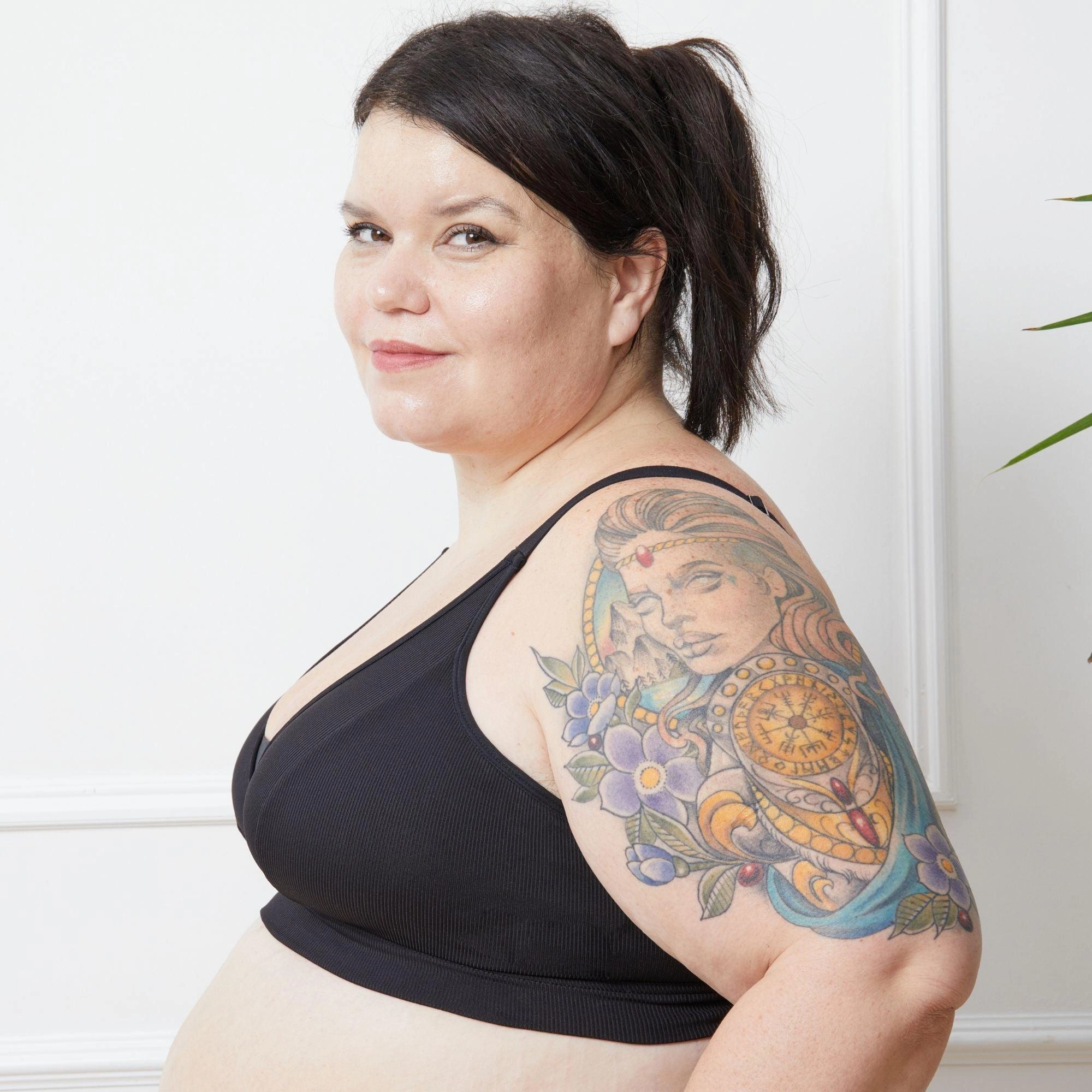 Everyday Ribbed Bra - 3 x Black