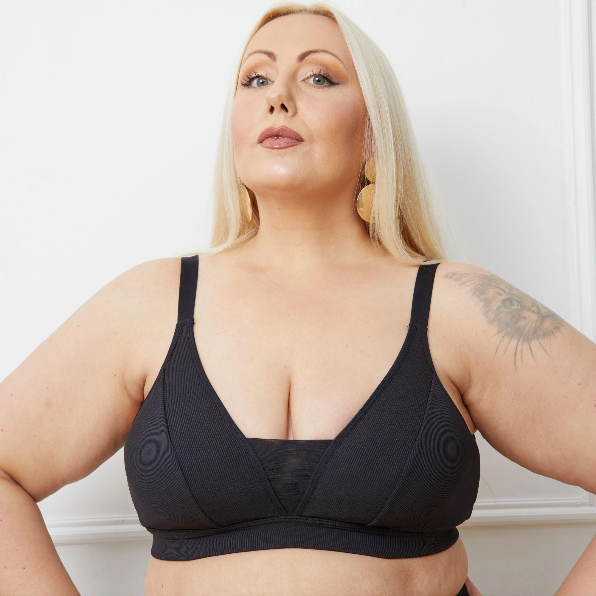 Everyday Ribbed Bra - 3 x Black