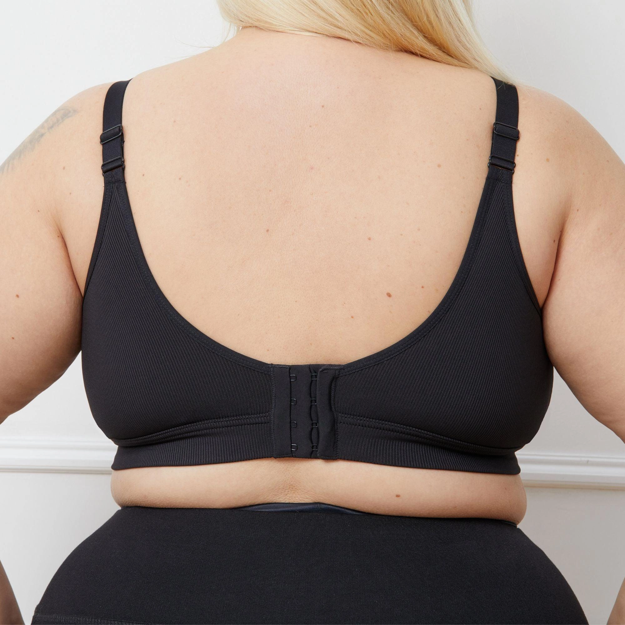Everyday Ribbed Bra - 3 x Black