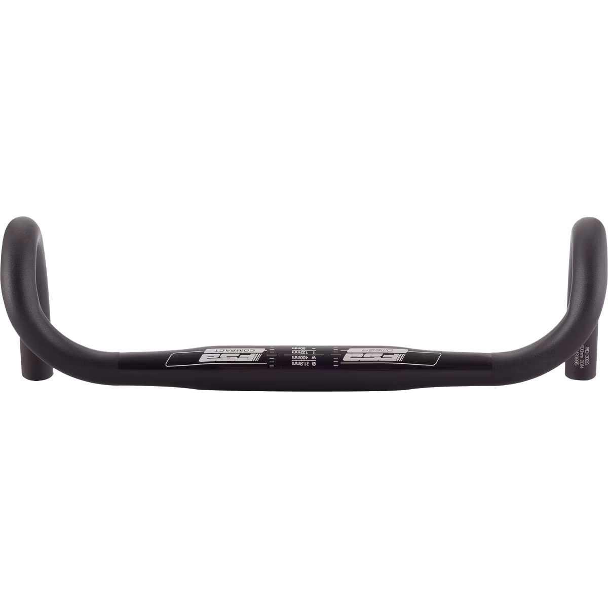 FSA Omega Compact 40cm 31.8 Road Handlebar Black
