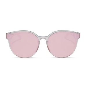 GEMMA - OPALESCENT PINK   CHERRY BLOSSOM MIRROR SUNGLASSES