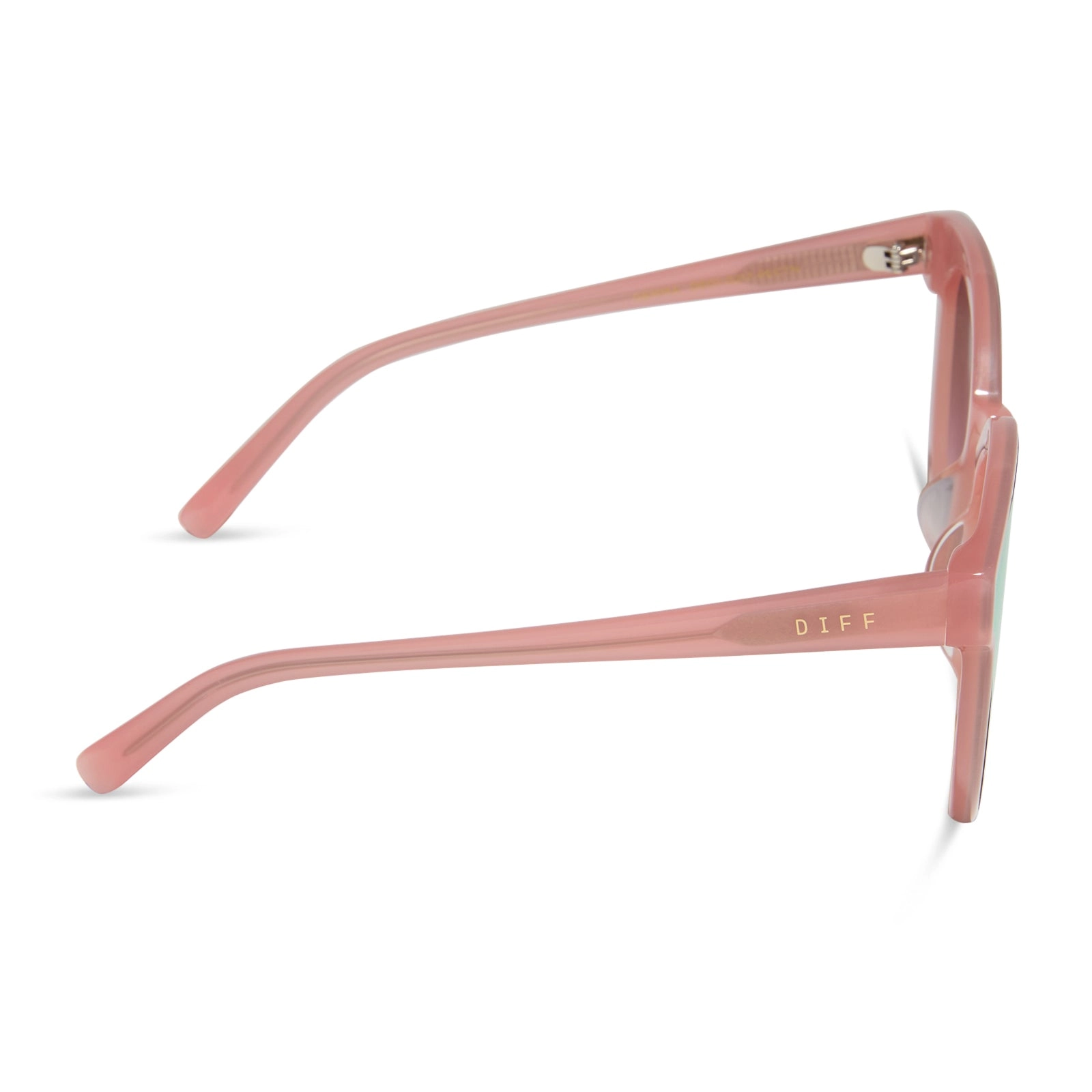 GEMMA - PEACH   COOL MATCHA GRADIENT MIRROR SUNGLASSES
