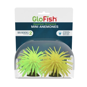 GloFish Anemone Mini Yellow and Green 2 count