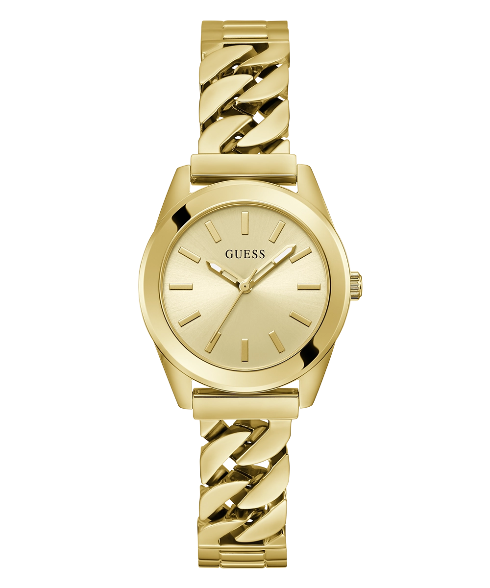 GUESS Ladies Gold Tone Analog Watch