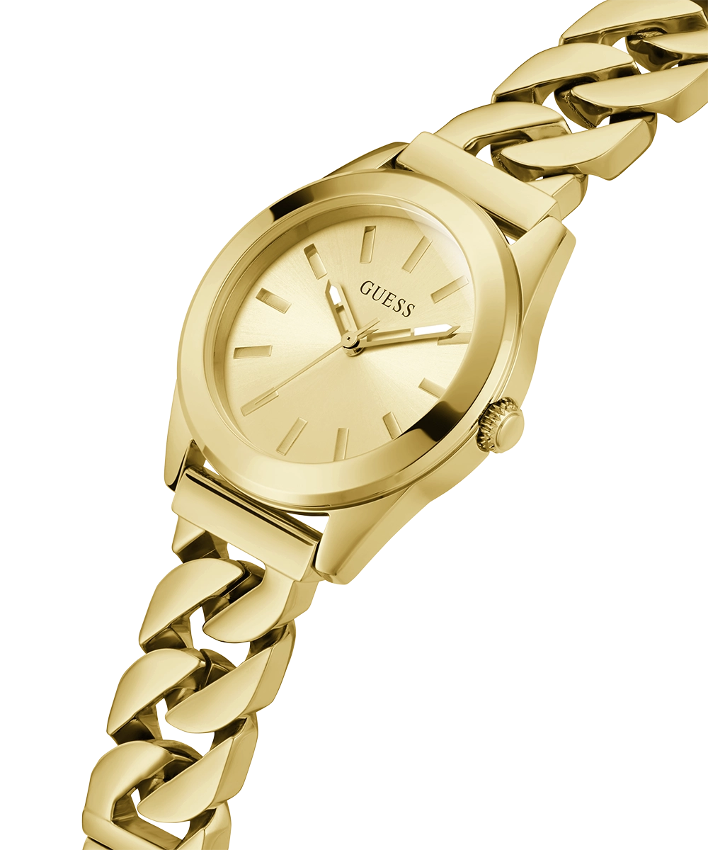 GUESS Ladies Gold Tone Analog Watch