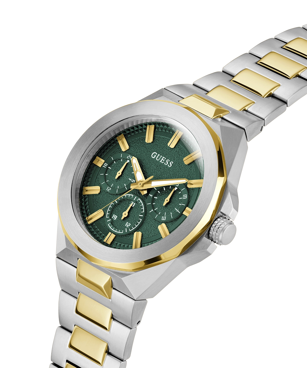 GUESS Mens 2-Tone Multi-function Watch
