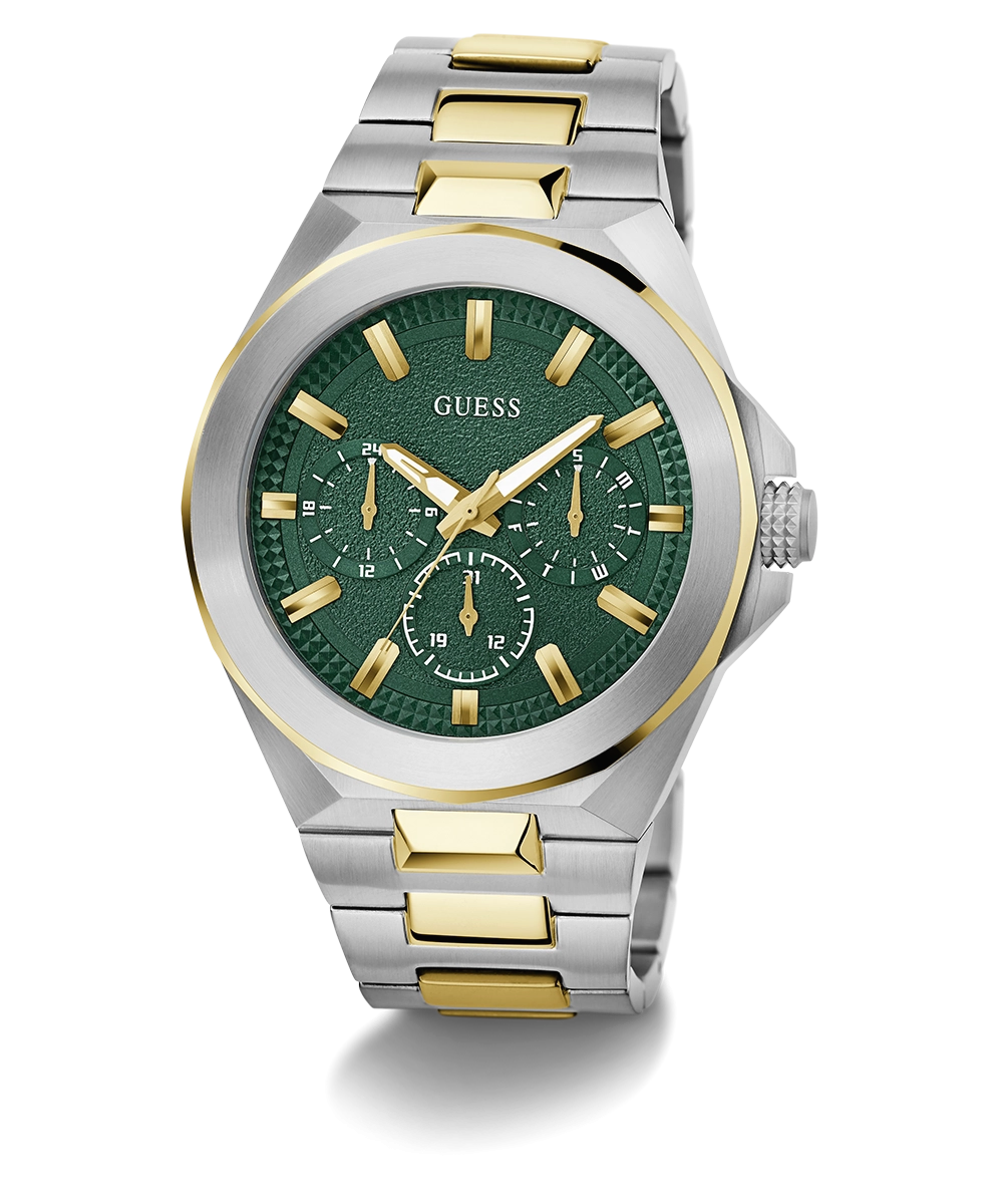 GUESS Mens 2-Tone Multi-function Watch