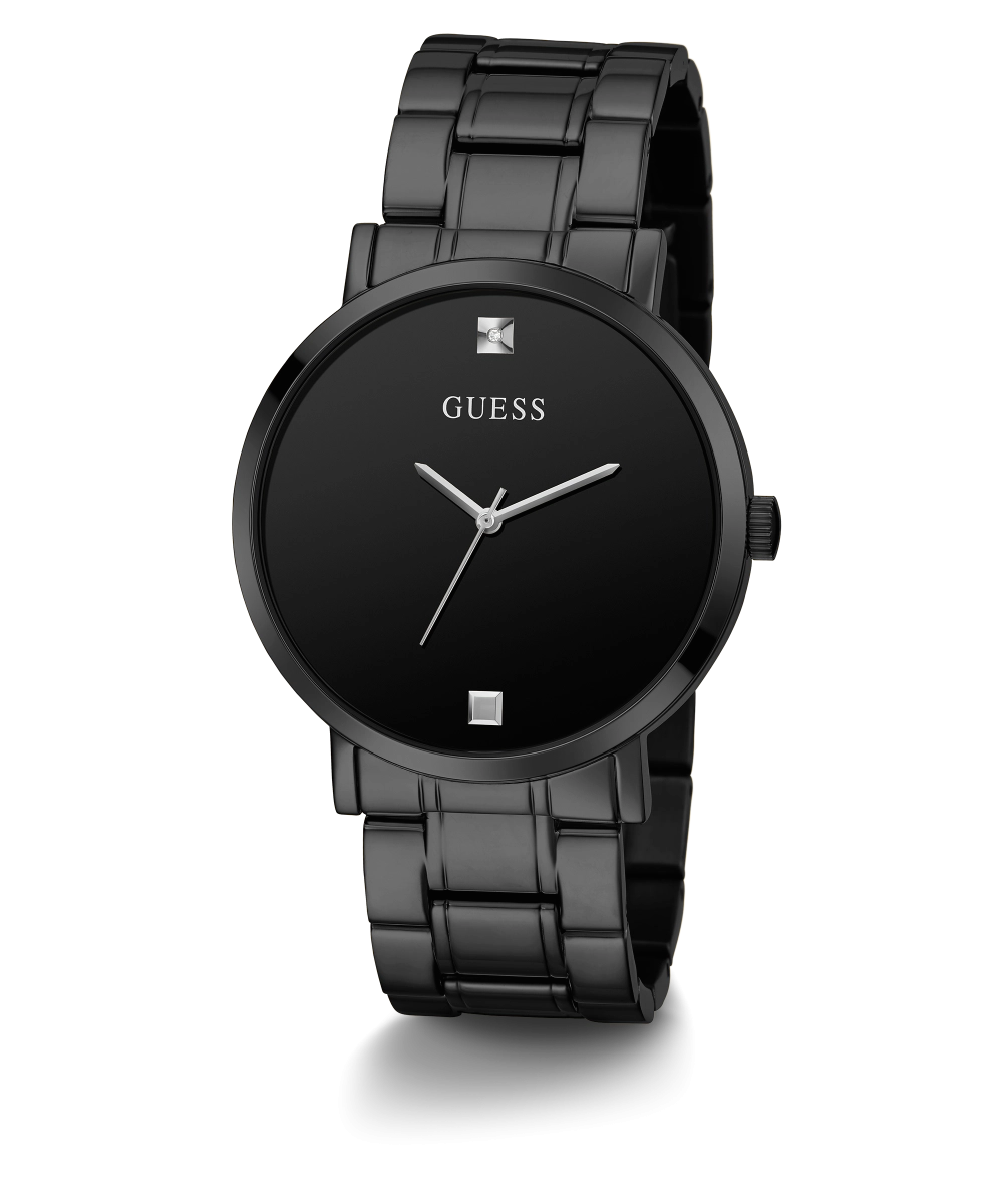 GUESS Mens Black Analog Watch