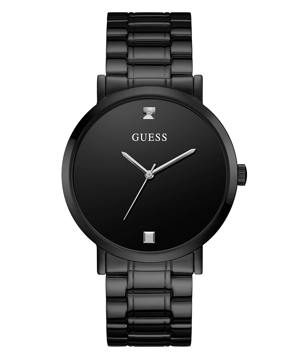 GUESS Mens Black Analog Watch