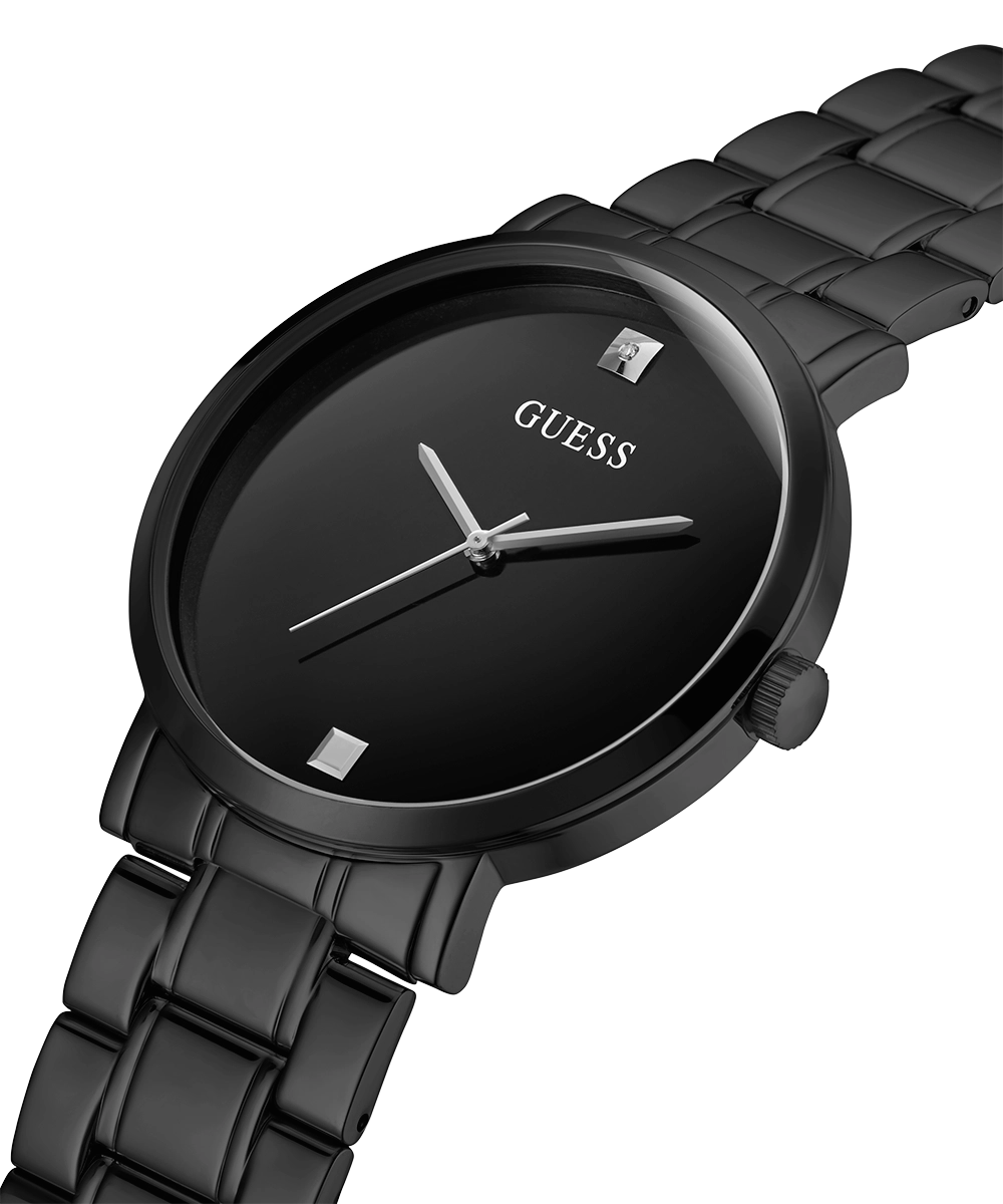 GUESS Mens Black Analog Watch