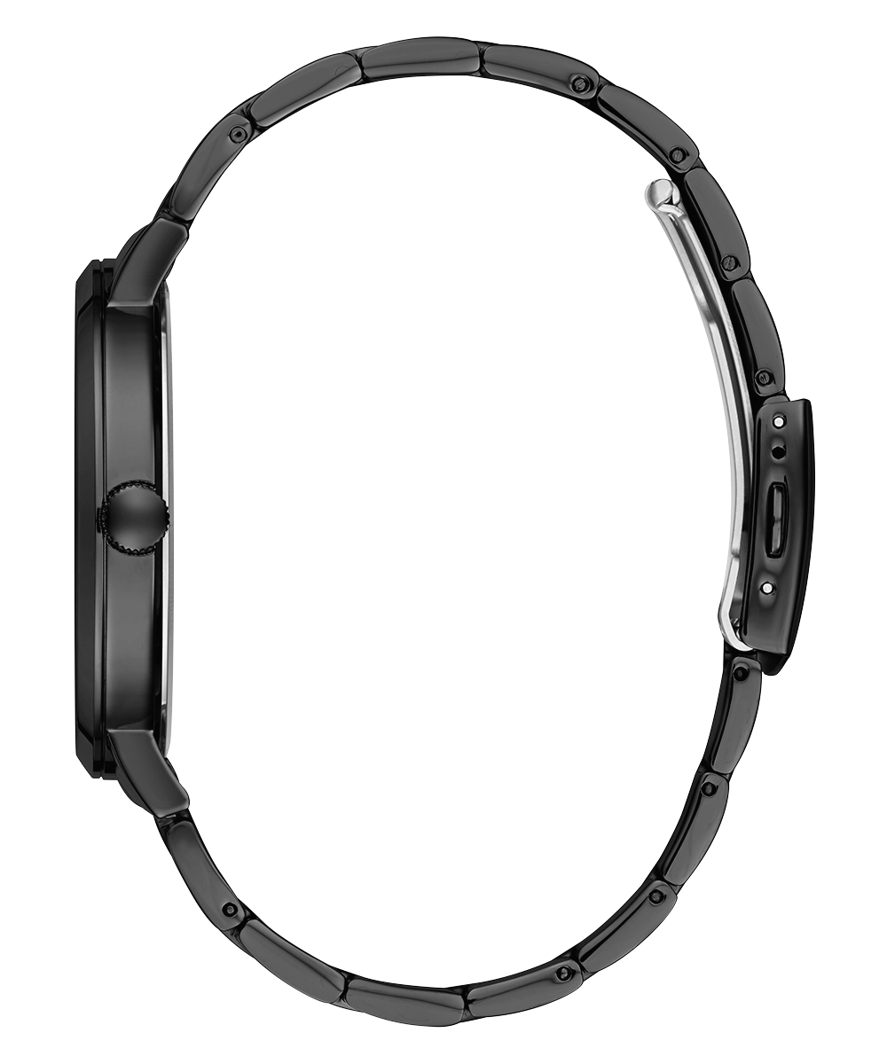 GUESS Mens Black Analog Watch