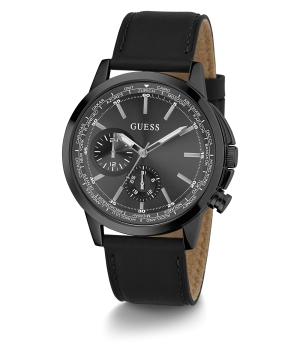 GUESS Mens Black Multi-function Watch