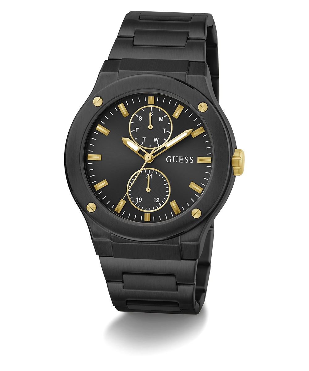 GUESS Mens Black Multi-function Watch