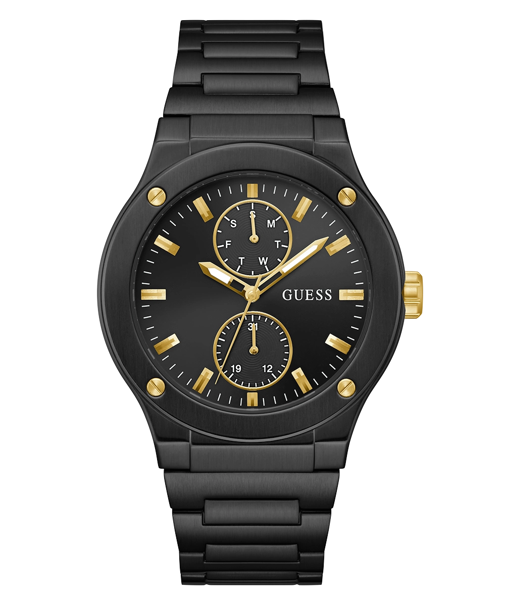 GUESS Mens Black Multi-function Watch