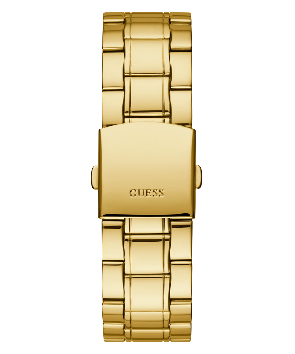 GUESS Mens Gold Tone Analog Watch