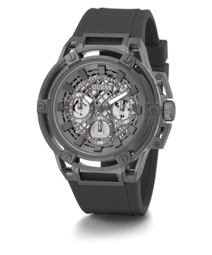 GUESS Mens Grey Gunmetal Multi-function Watch