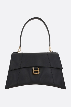 Hourglass Soft medium handbag in smooth leather