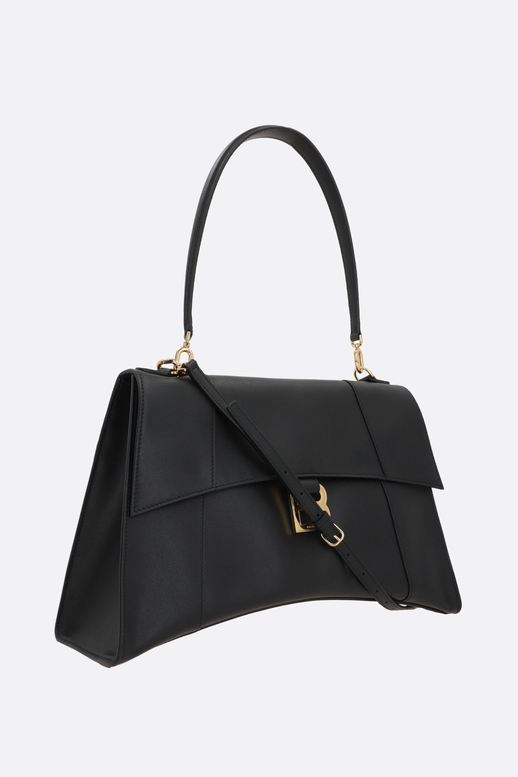 Hourglass Soft medium handbag in smooth leather