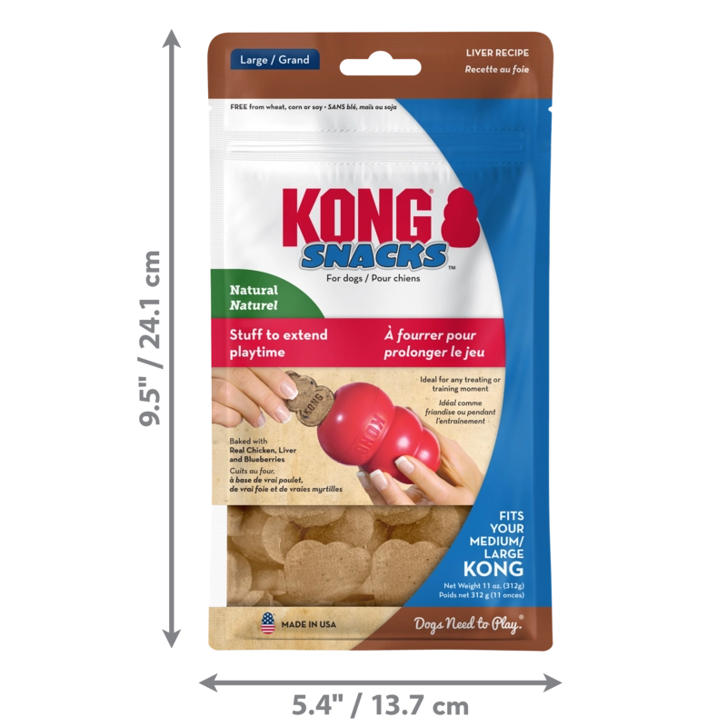 KONG Snacks® Liver Large Dog Treat