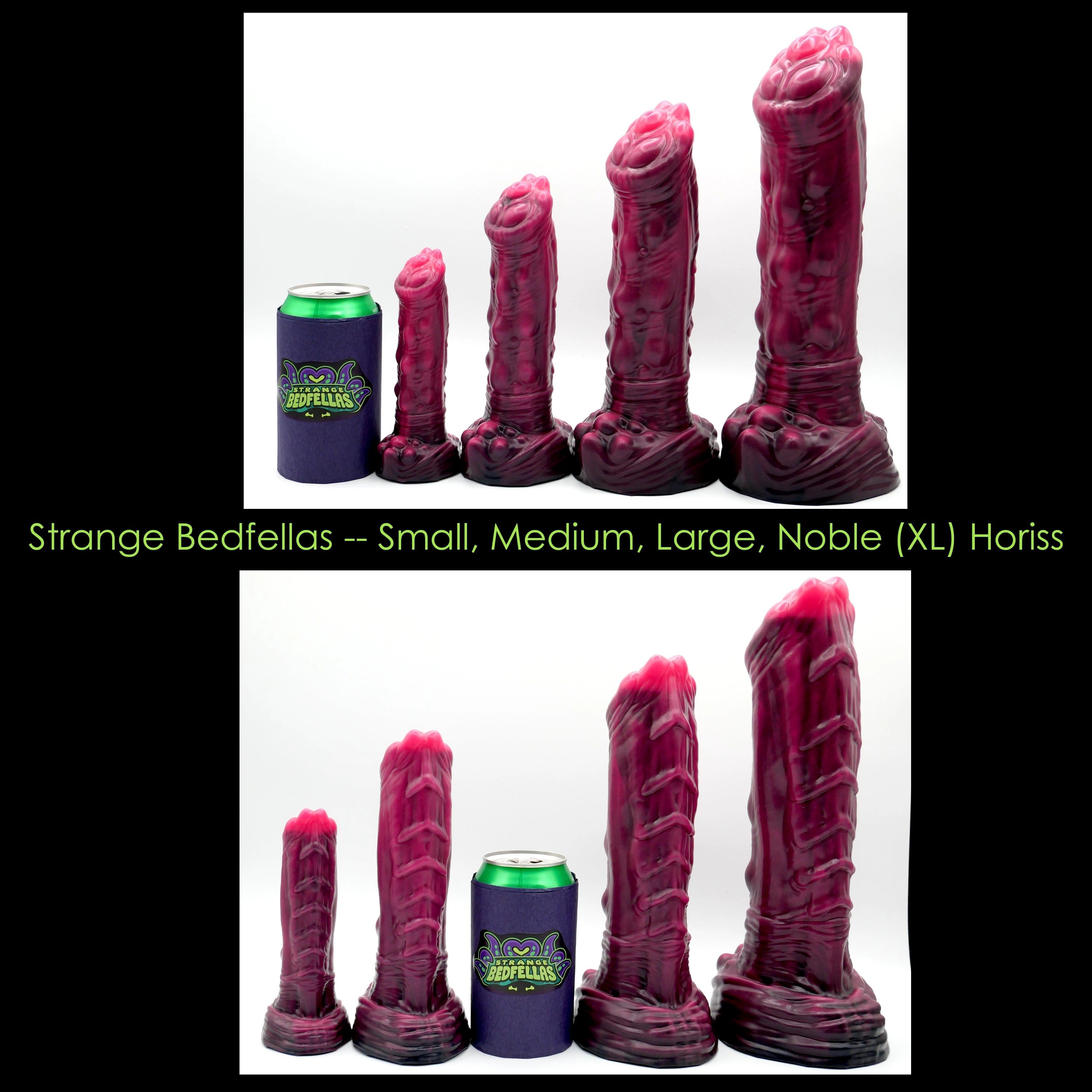 Large Horiss -- Near Clear 31* silicone -- H-293