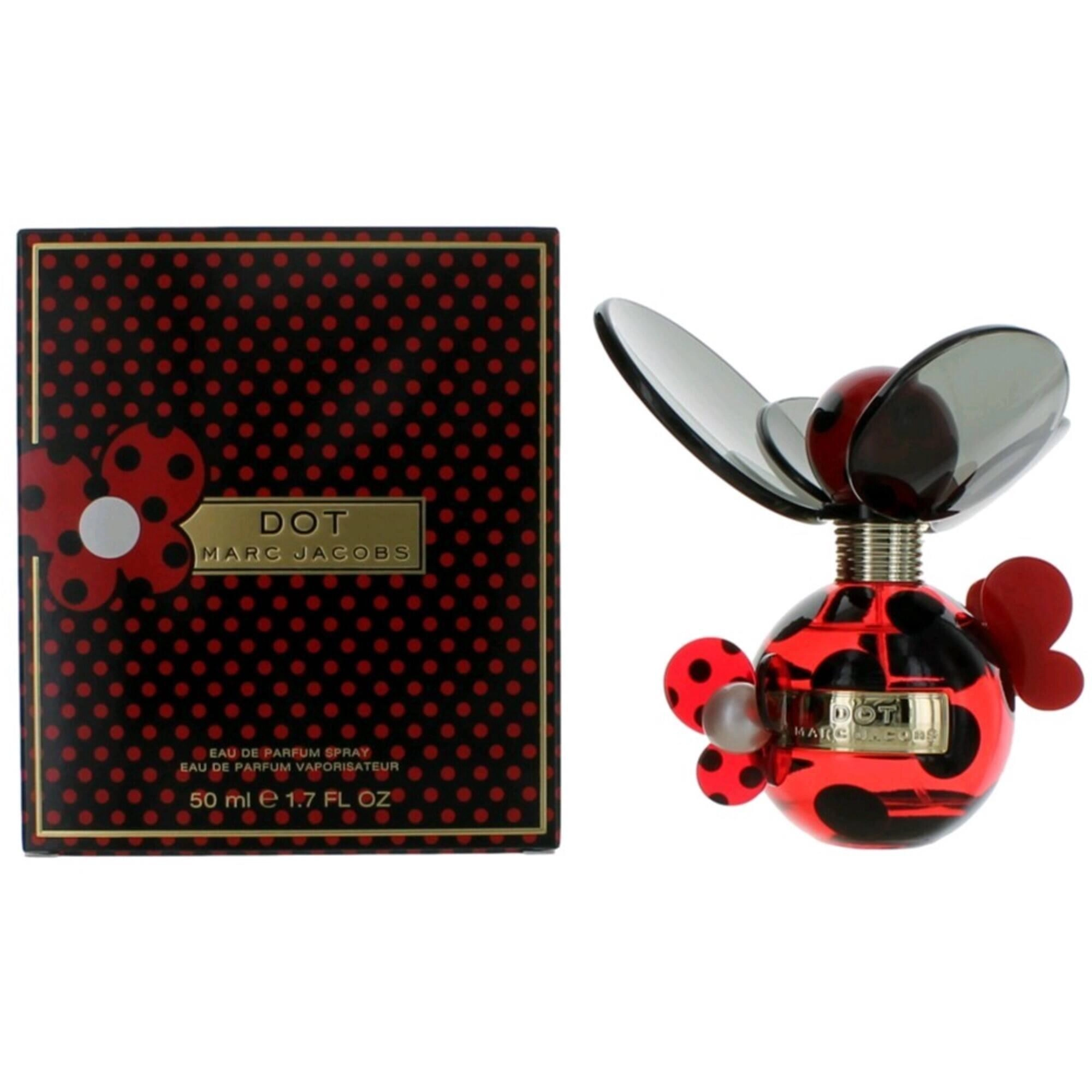Marc Jacobs Women's EDP Spray - Dot Vanilla, Musk and Driftwood Base Notes, 1.7 oz