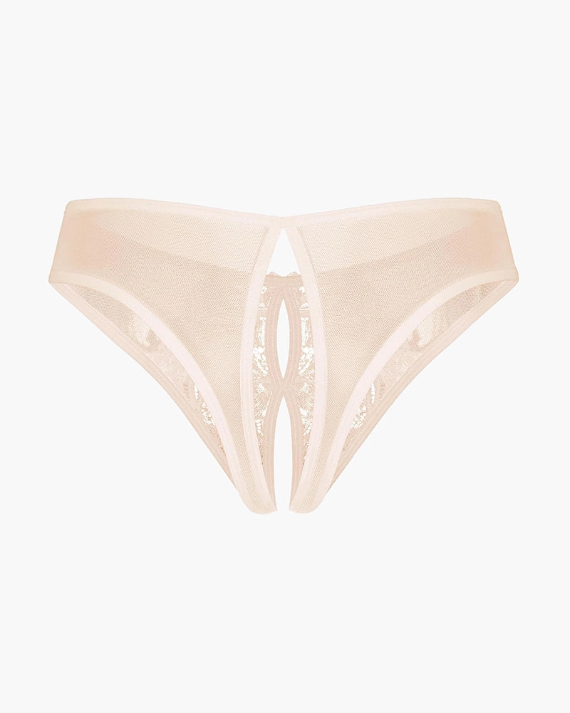 Mesh Panties Briefs with Cute Bow