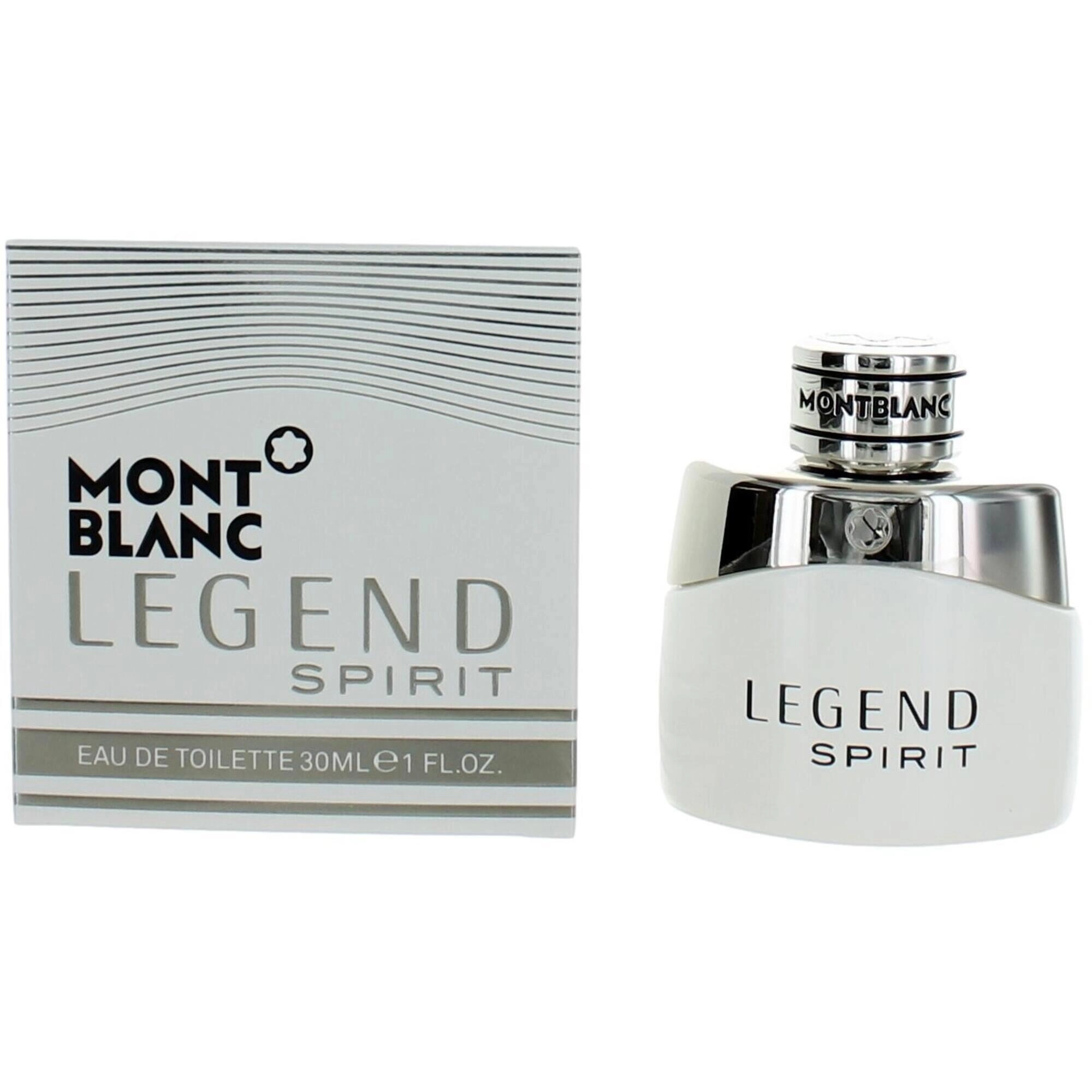 Montblanc Men's EDT Spray - Legend Spirit Lavender and Cardamom Heart Notes, 1 oz