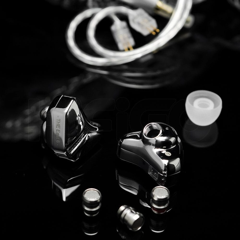 MUSE HiFi The East6 / East 6 Pure Single 10mm Flagship Dynamic Driver IEMs
