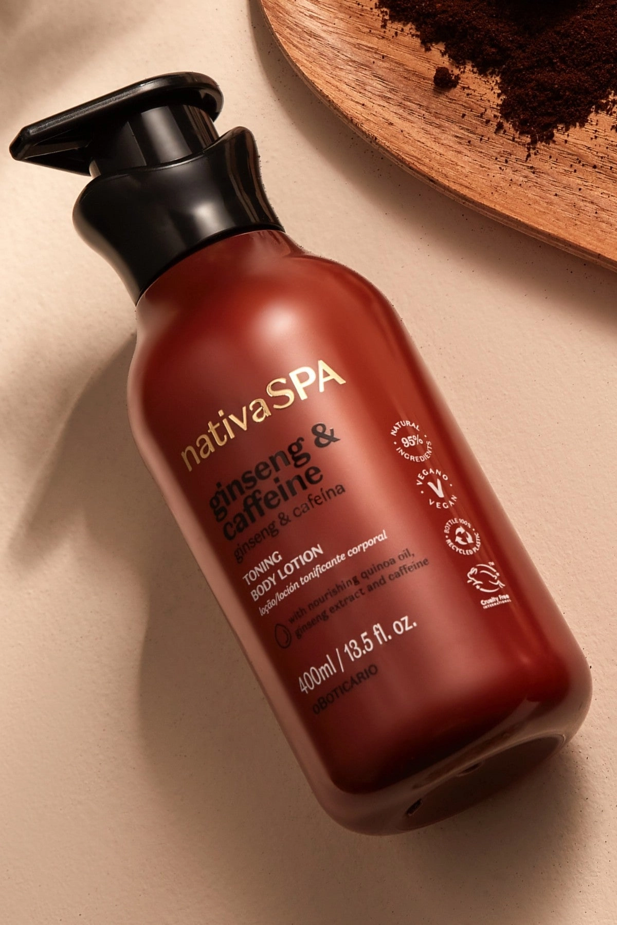 Nativa SPA Ginseng & Caffeine Toning Body Lotion
