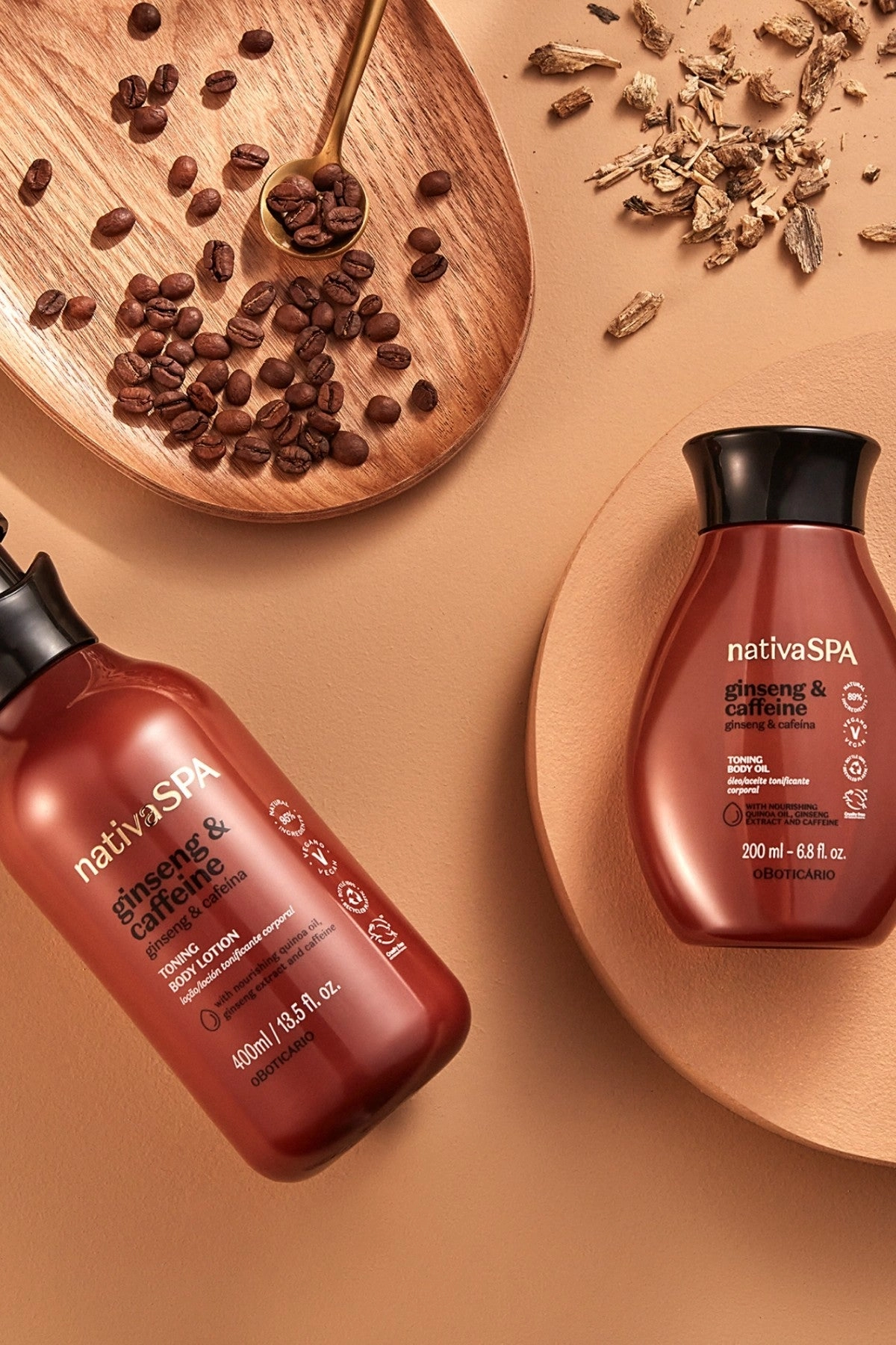 Nativa SPA Ginseng & Caffeine Toning Body Lotion
