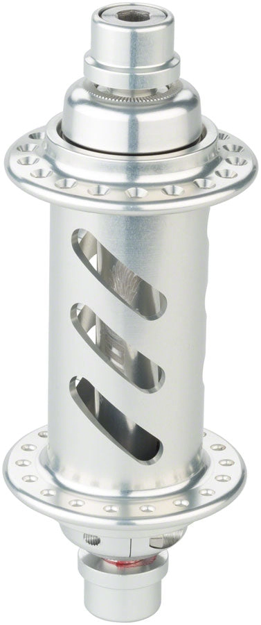 Onyx BMX Front Hub: 3/8" 36 Hole Clear Anodized