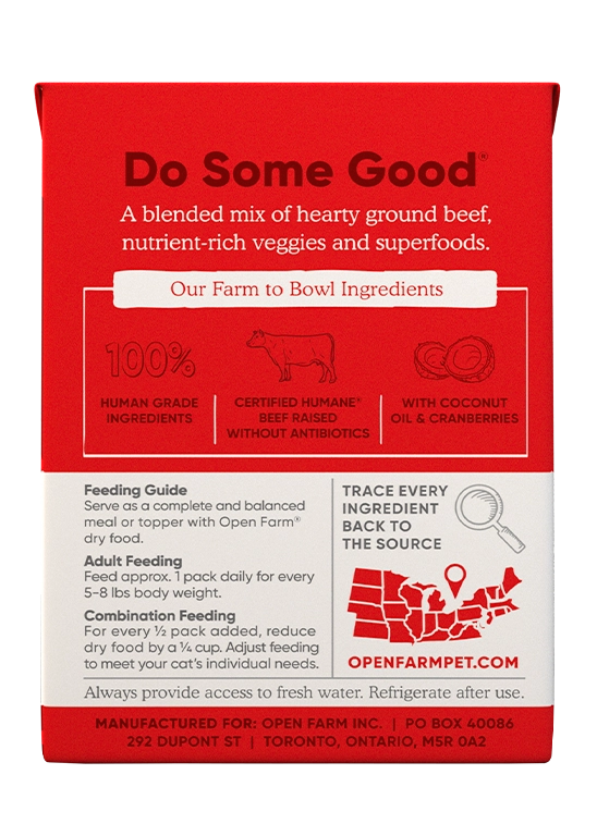 Open Farm Grass-Fed Beef Rustic Blend