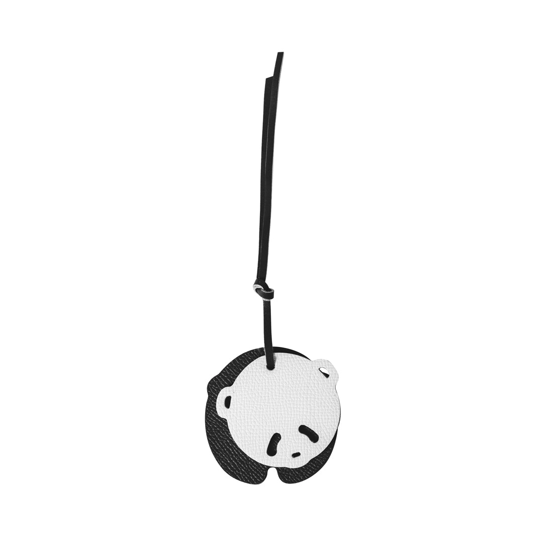 Panda Bag Charm - Cream/Black