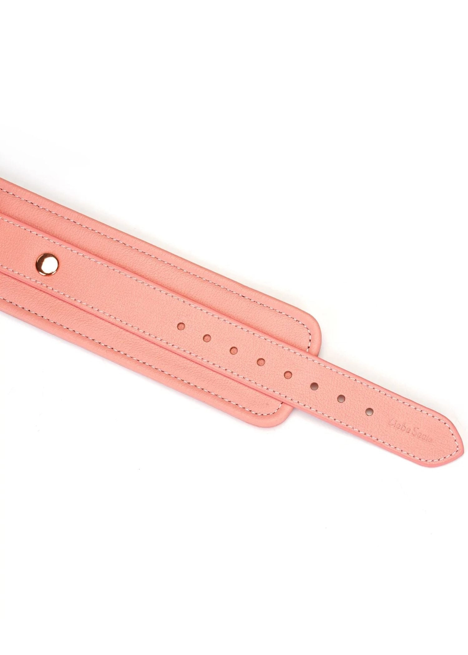 Pink Dream Leather Ankle Cuffs